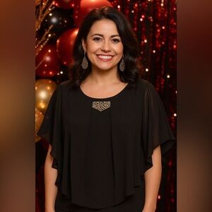 NWOT sophisticated, your perfect go-to top for holiday events or dinner nights